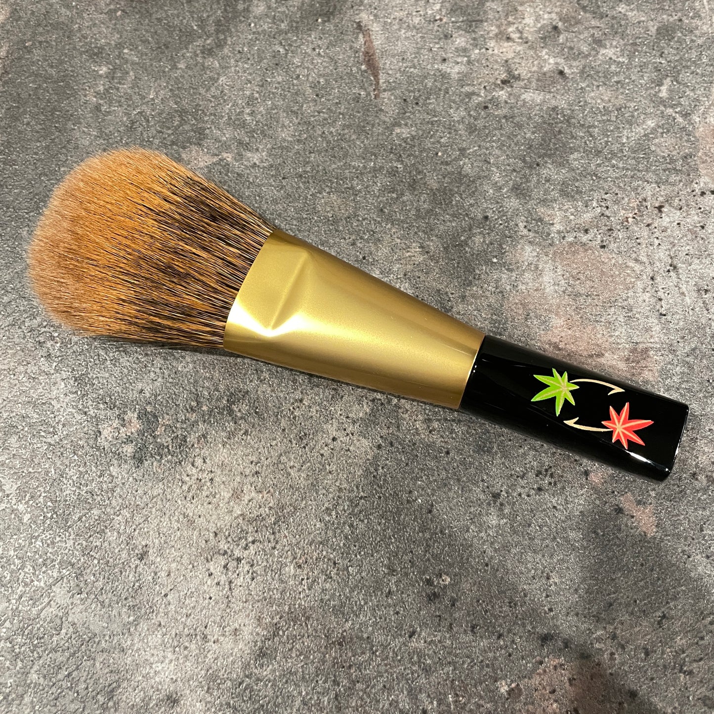 KOYUDO RCS face brush L,55mm,Makie momiji handle,red Canadian squirrel,by Yoshiki