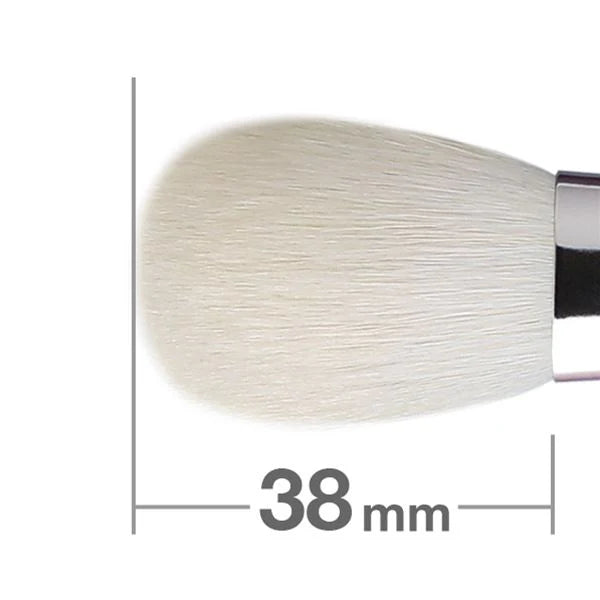 HAKUHODO J110 cheek brush round flat goat hair