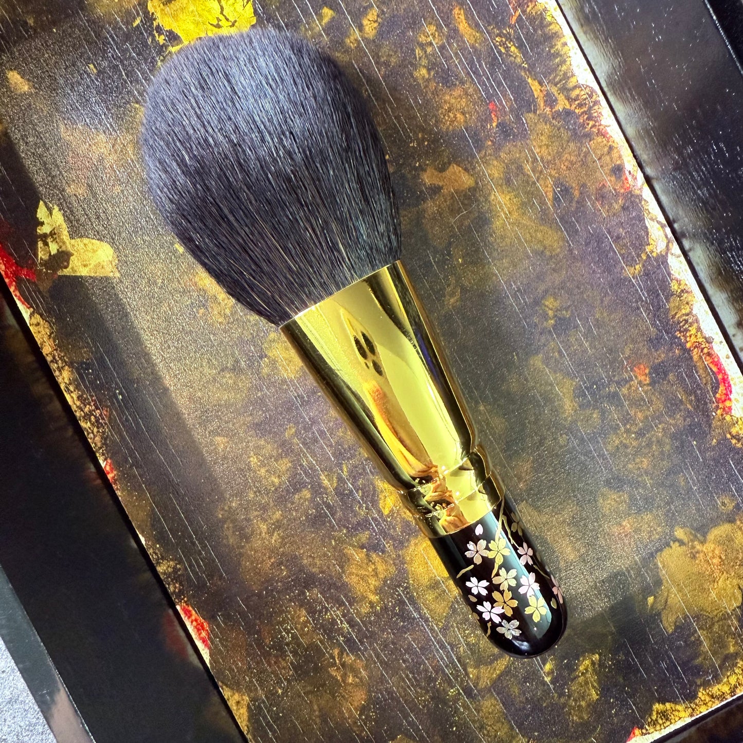 EIHODO GP-2 power brush flat round gray squirrel mix sokoho makie design