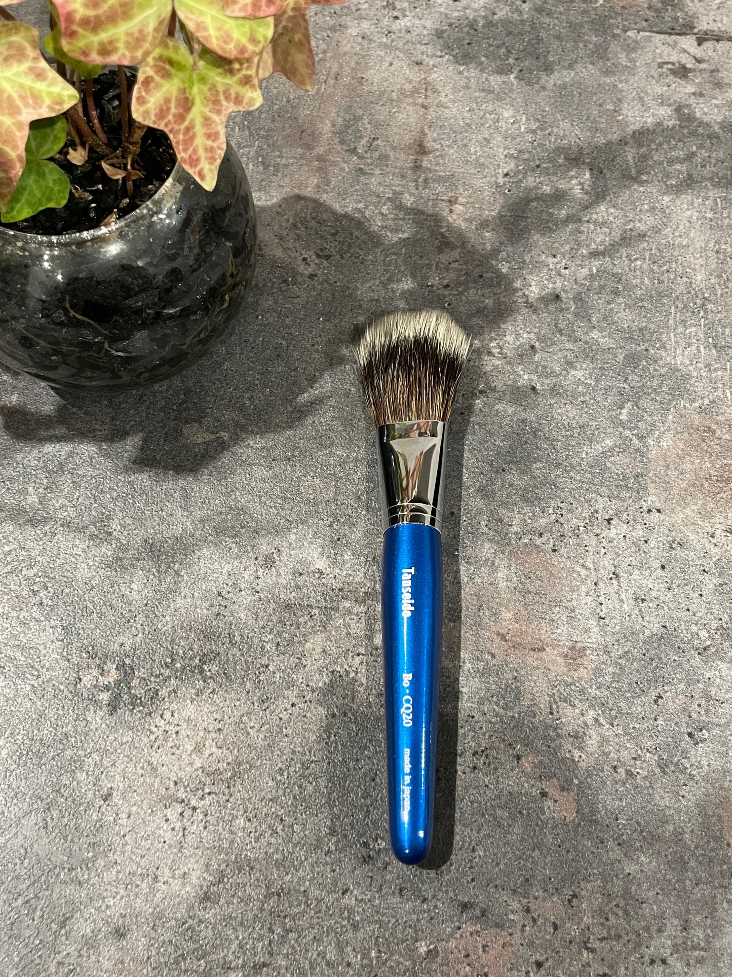 Tanseido limited edition cheek brush,CC20/CQ20,white pine squirrel