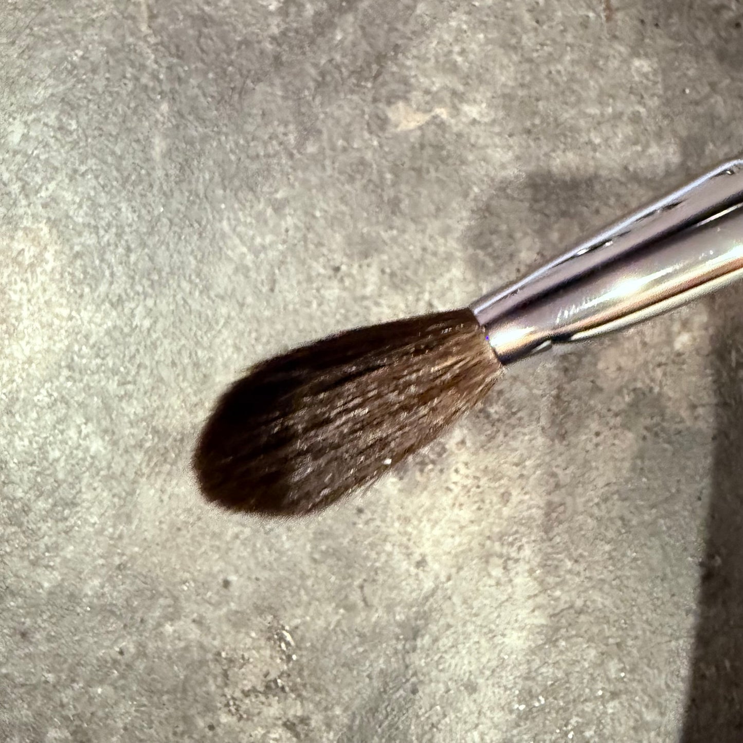 Takeda brush Outlet check highlights brush gray squirrel