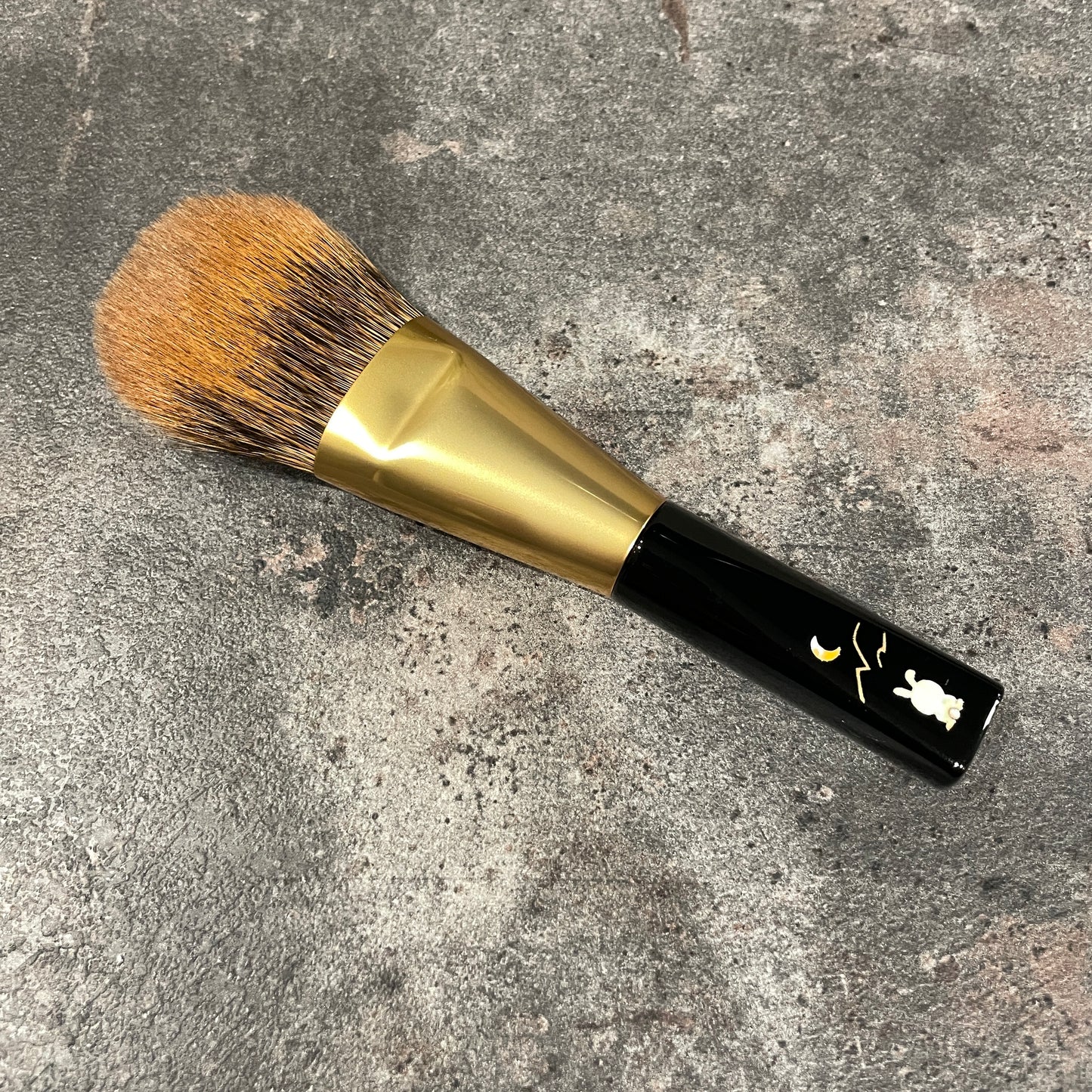 KOYUDO RCS face powder brush S,Red Canadian squirrel,raden lotus handle/Makie handle