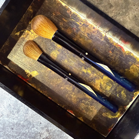 BoBo/CHIKUHODO makeup brush set Halloween limited edition vintage kolinsky