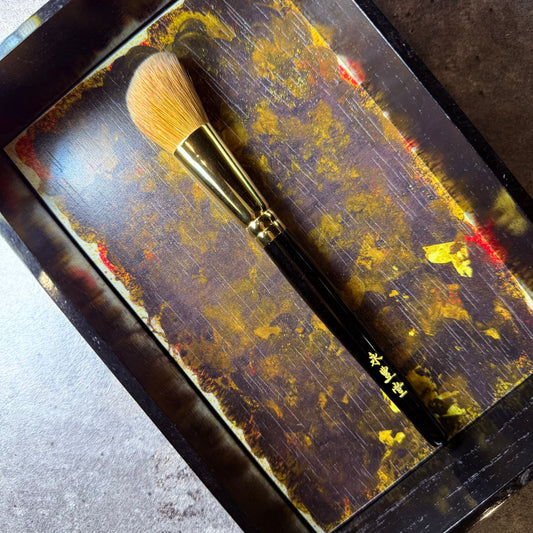 Eihodo makeup brush cheek highlight brush weasel