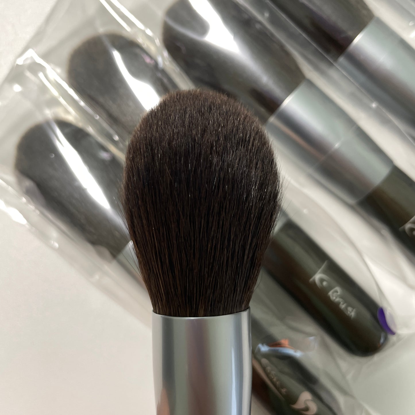 Mizuho outlet brush face powder brush S 43mm flame shape gray squirrel