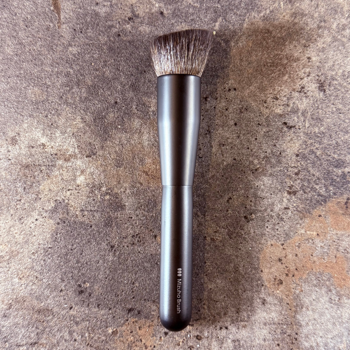 Mizuho outlet CMP511 Foundation Brush Angle Gray Squirrel mix Goat