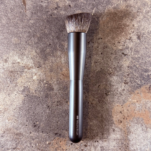 Mizuho outlet CMP511 Foundation Brush Angle Gray Squirrel mix Goat
