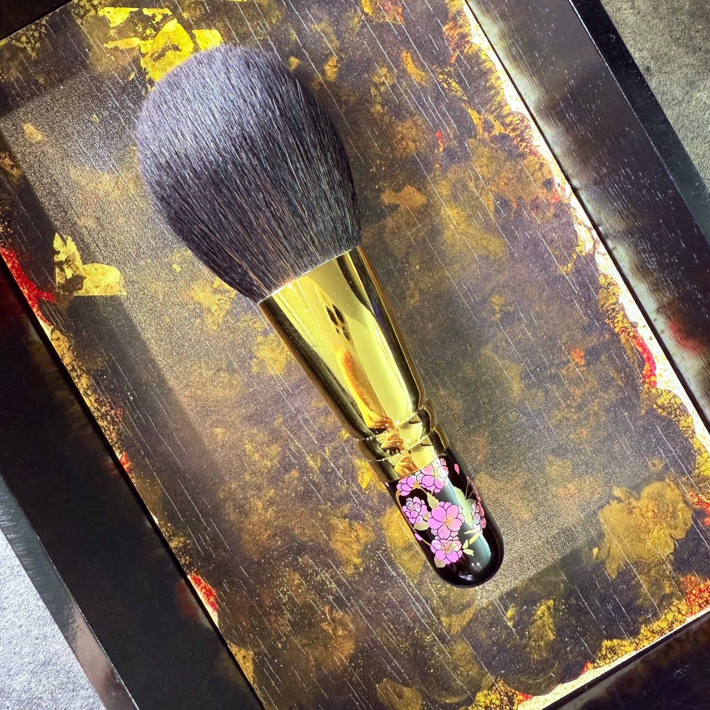 EIHODO GP-2 power brush flat round gray squirrel mix sokoho makie design