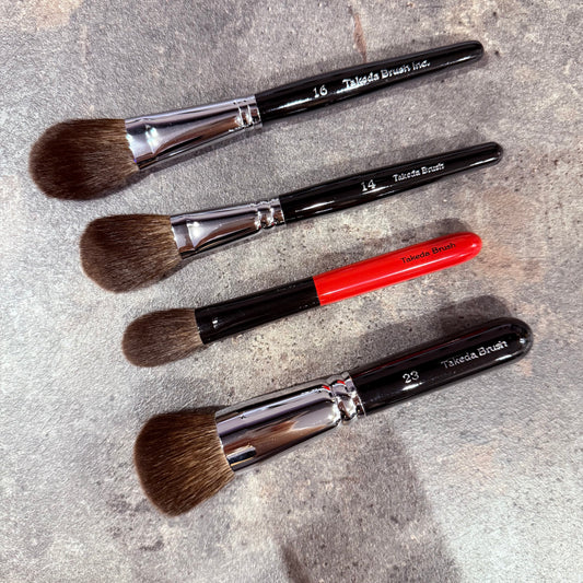 Takeda brush Outlet check highlights brush gray squirrel