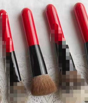 Takeda Brush 23RFSSQU R face brush red hair