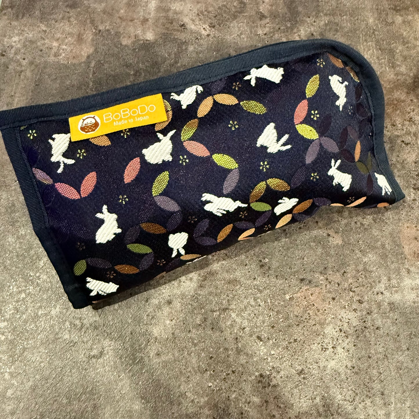 BoBoDo handmade brush pouch Kyoto Nishijin-ori