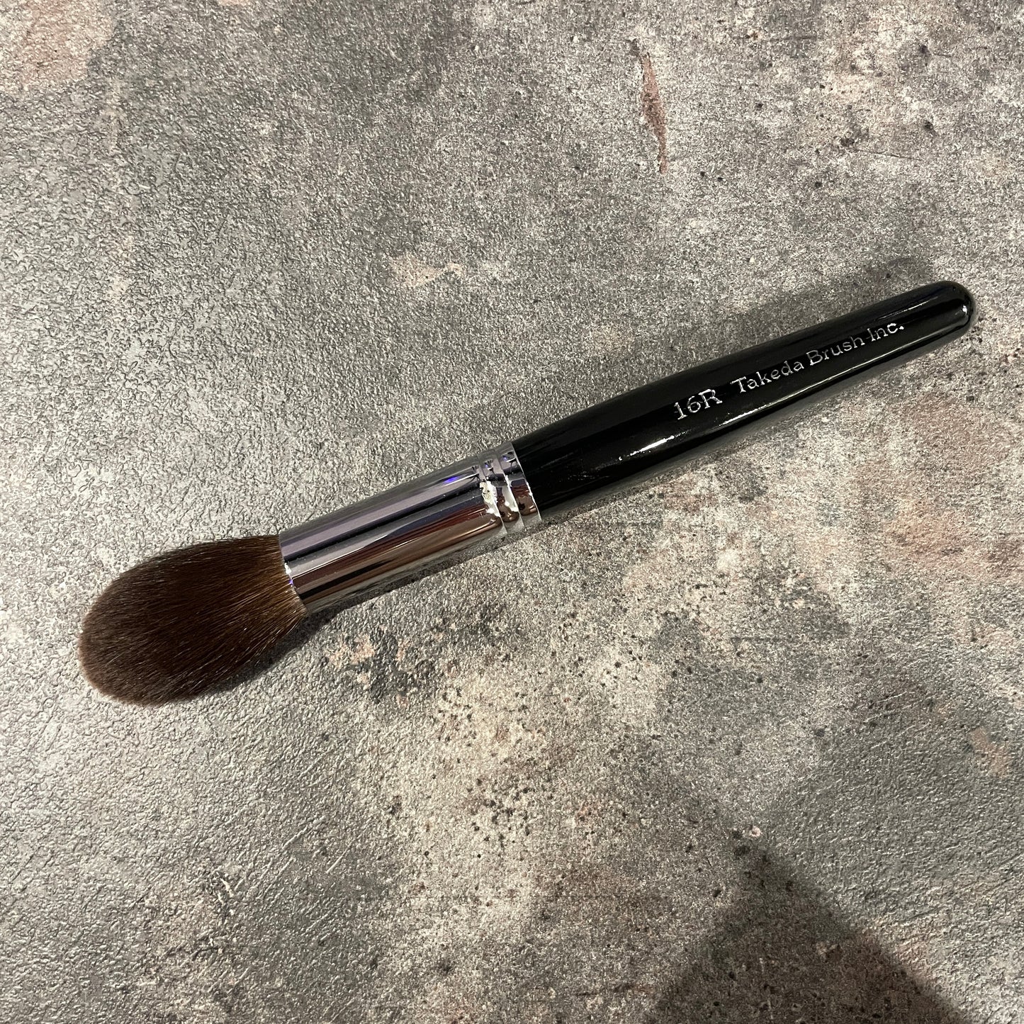 Takeda brush outlet cheek brush 16RSQU gray squirrel