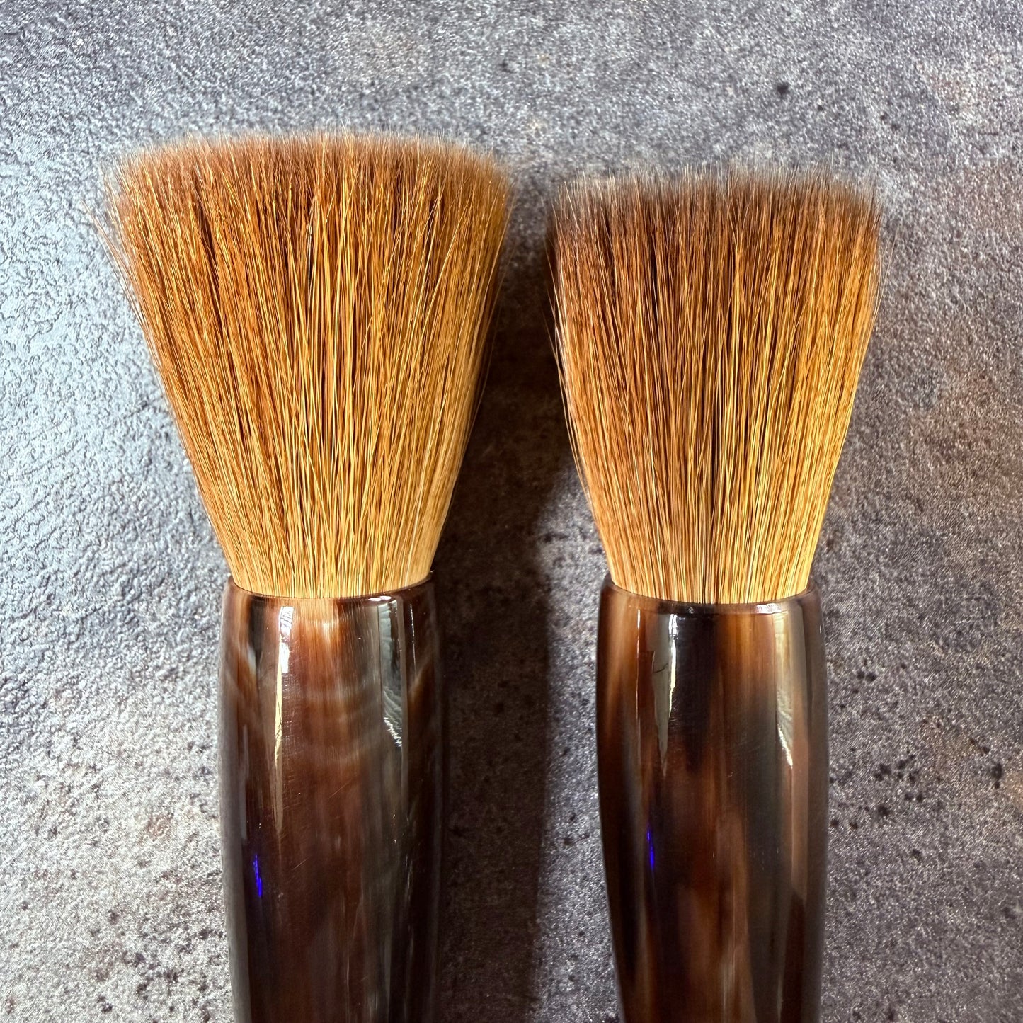 (Custom Order Deposit)Bunshindo Artisan Handmade Makeup Brush with Vintage Kolinsky mix Red Fox ferrule 16.5mm