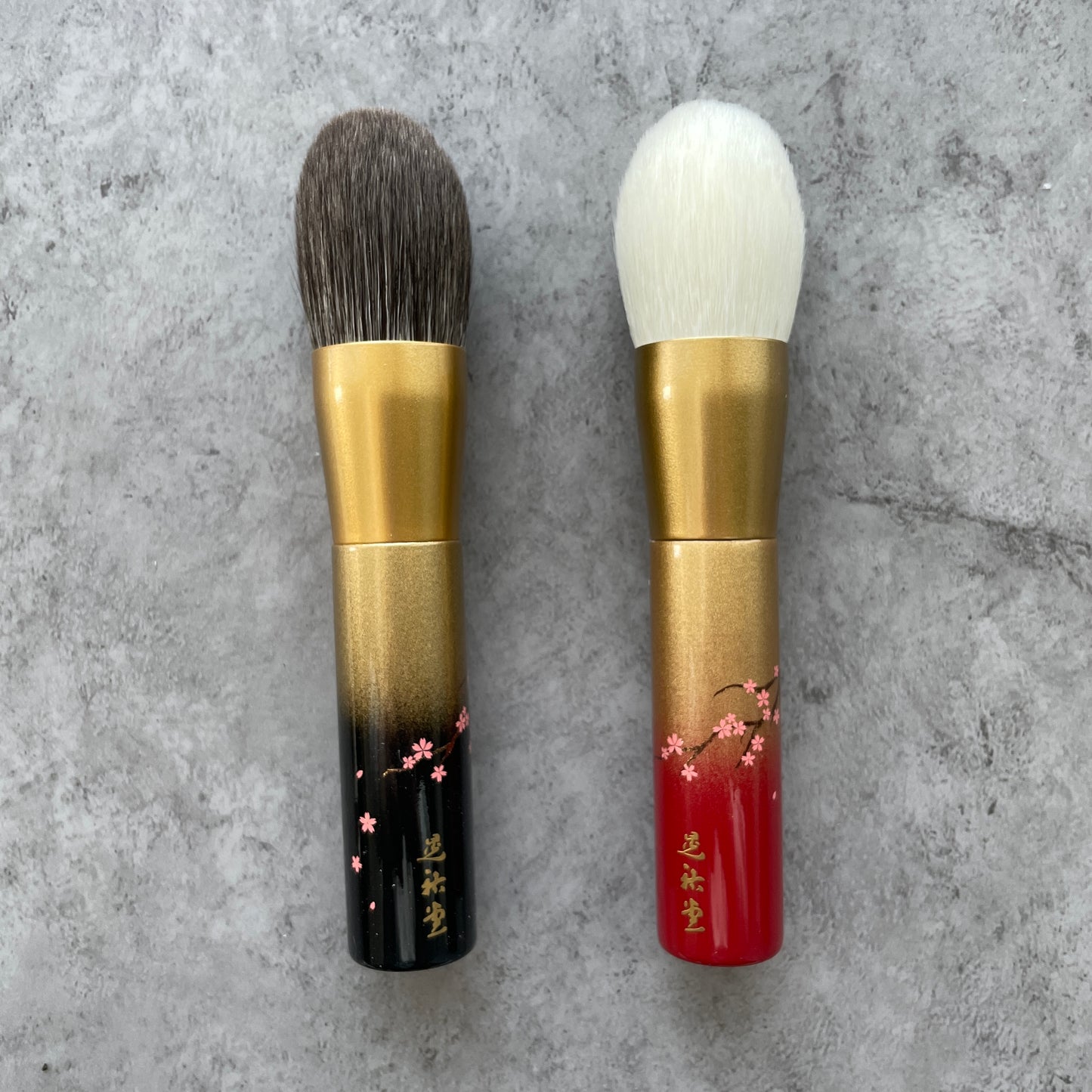 KOYUDO Sakura makie powder brush,Flame,saibikoho/gray squirrel mix high grand Saikoho,by Yoshiki