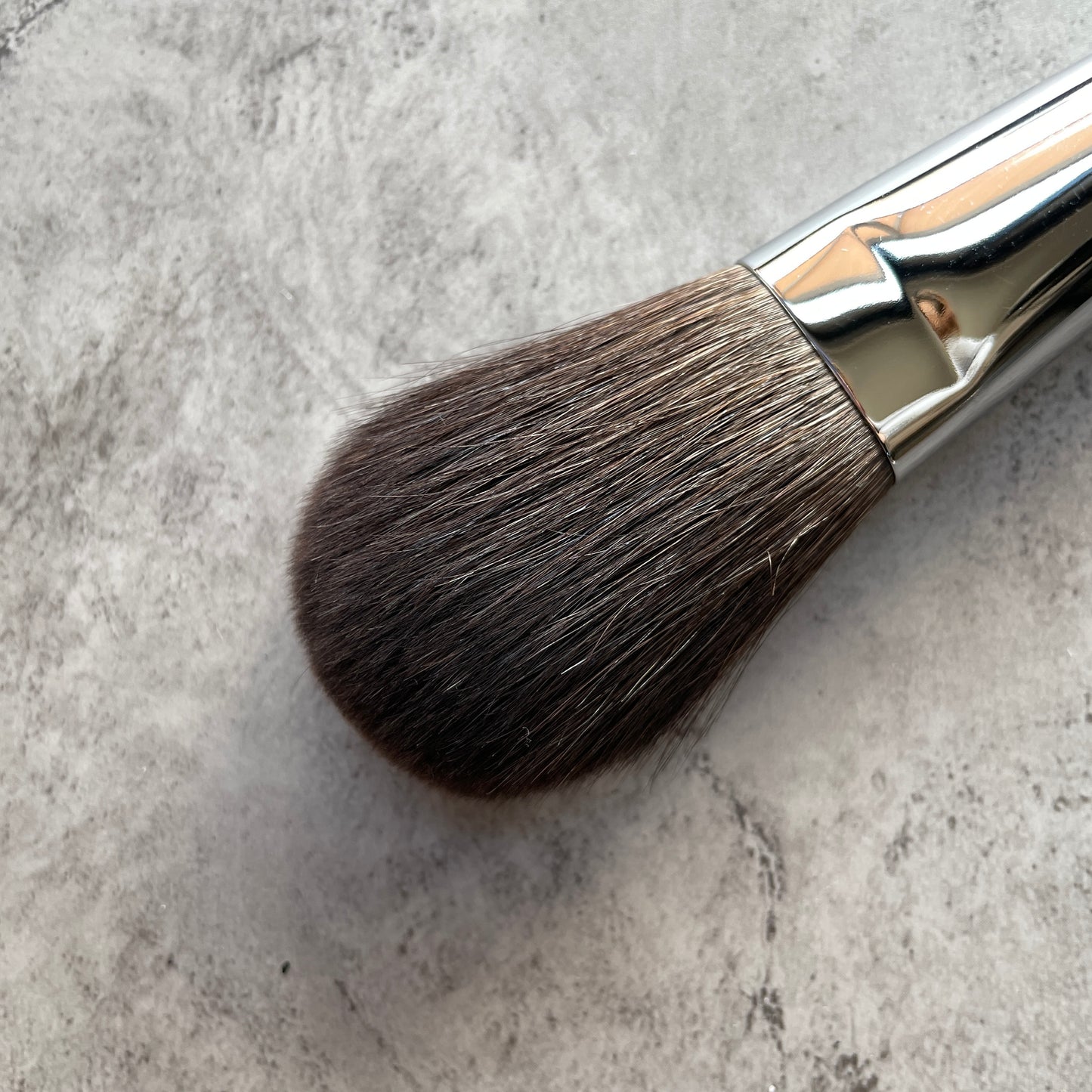 Mizuho Face powder brush,BF-2,Flat-round,Gray squirrel