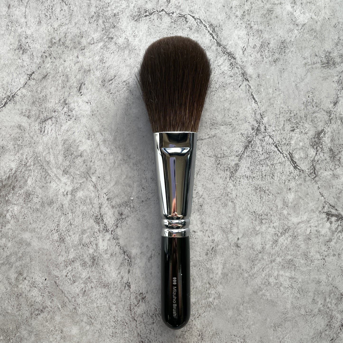 Mizuho Face powder brush,BF-2,Flat-round,Gray squirrel