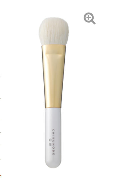 CHIKUHODO G-10 Liquid Foundation Brush Sokouhou goat hair