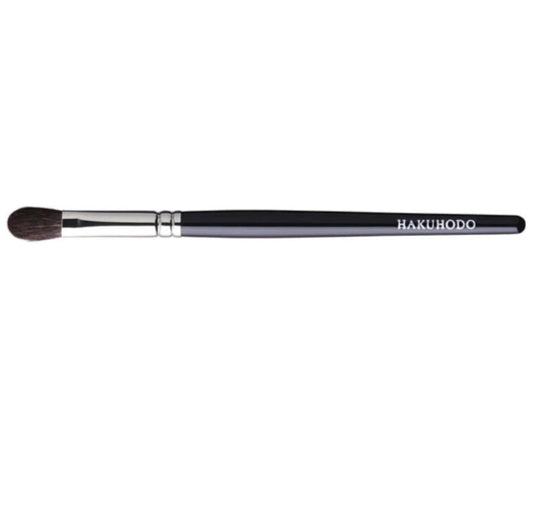 HAKUHODO G5523N Eyeshadow Brush Flat round Gray squirrel mix Synthetic Fibers