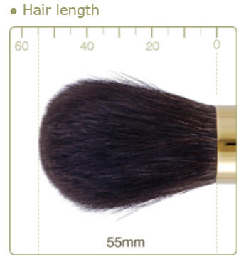 CHIKUHODO G-9 Powder Brush Round Gray squirrel