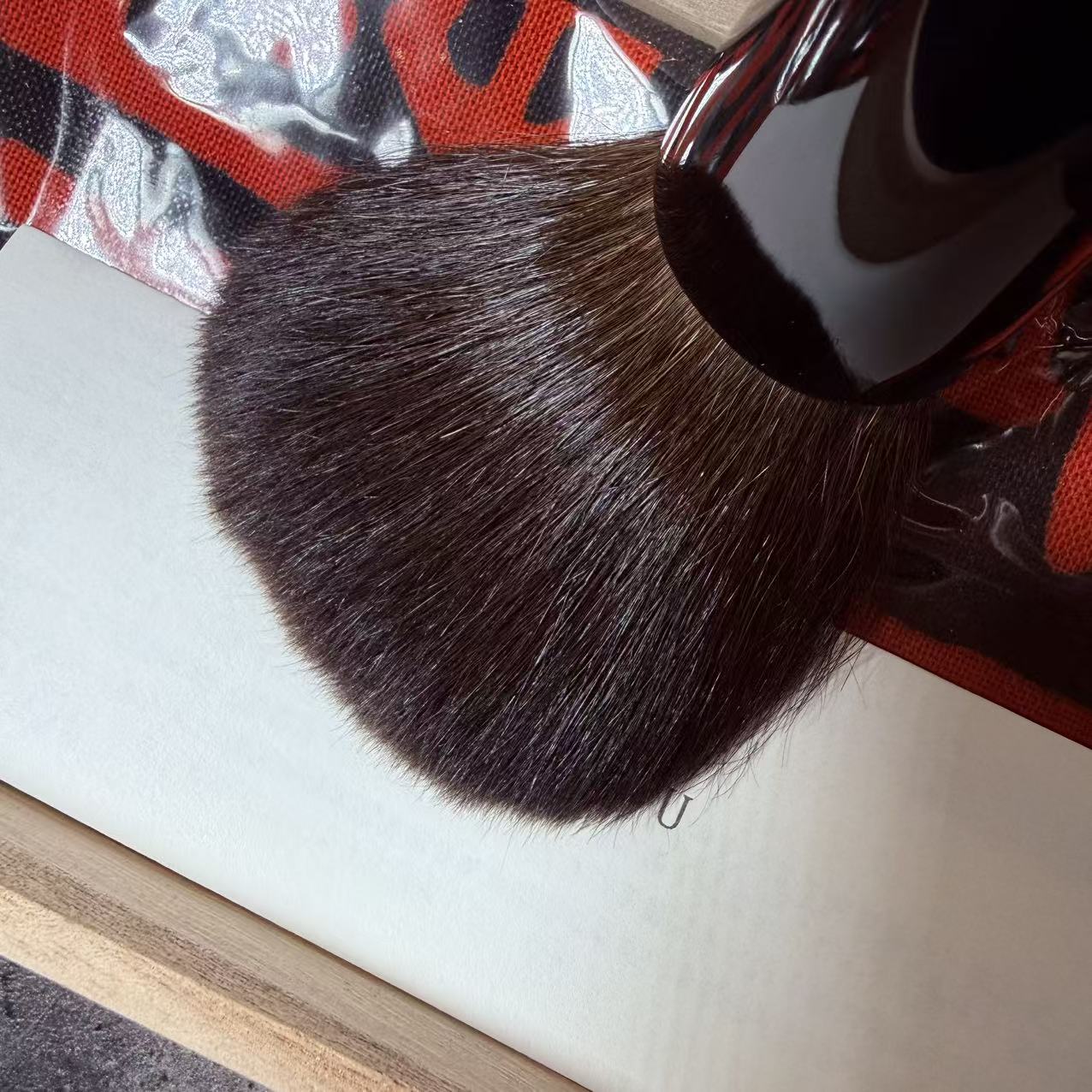 HOUKODO Face Powder Brush Gray Squirrel 60mm
