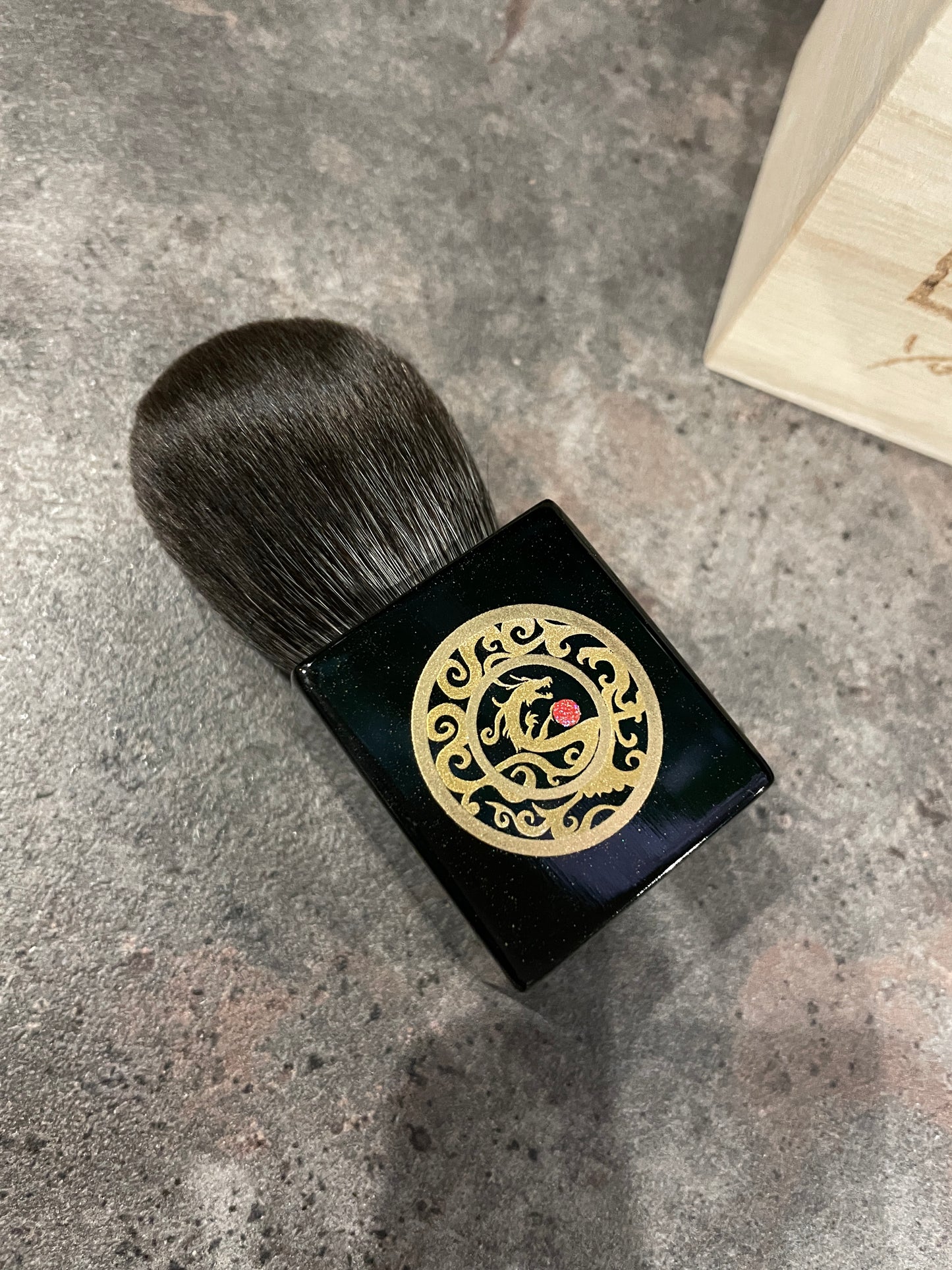 KOYUDO Dragon years brush,limited blue fox version,kabuki brush,by Yoshiki