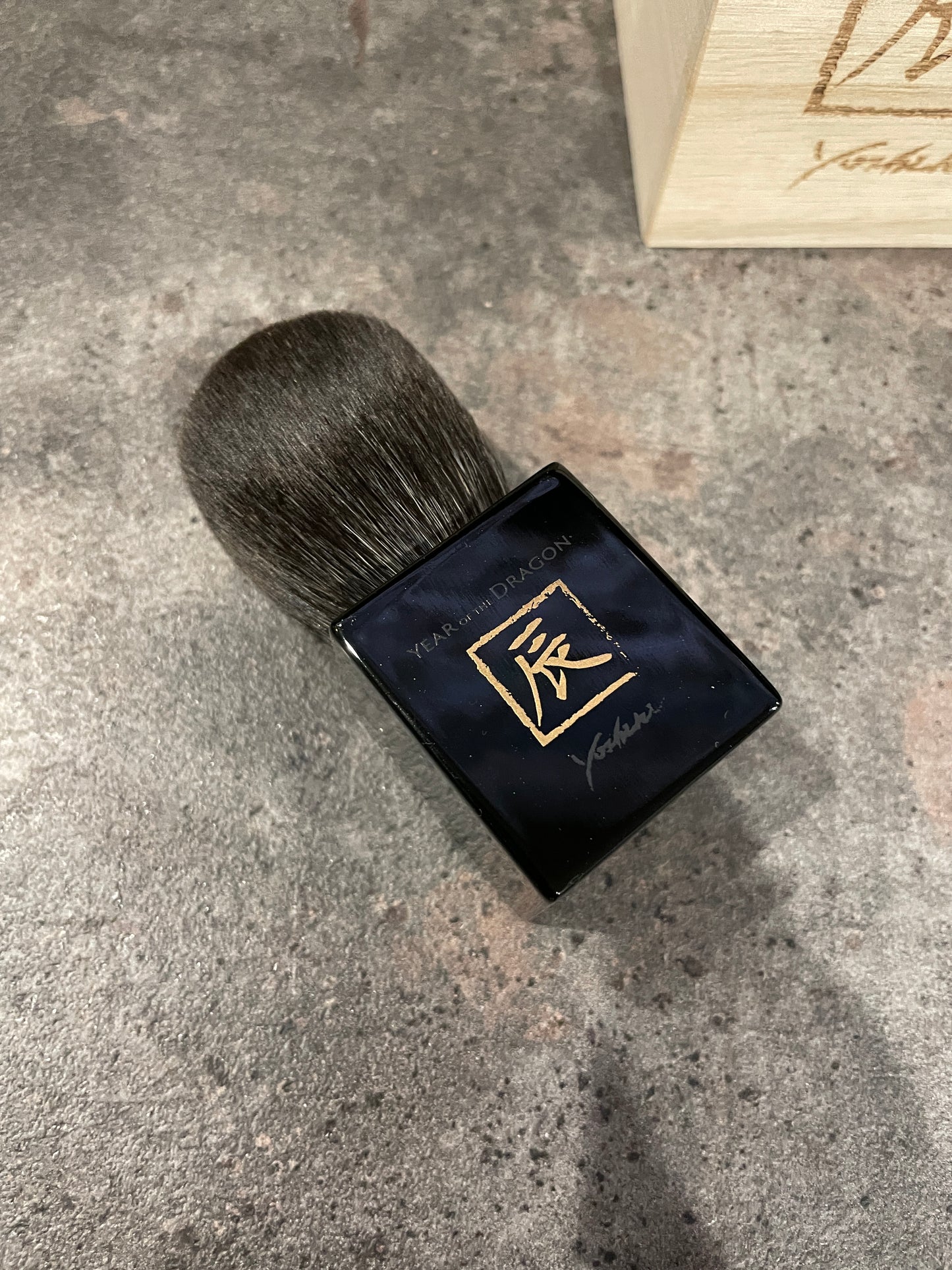 KOYUDO Dragon years brush,limited blue fox version,kabuki brush,by Yoshiki