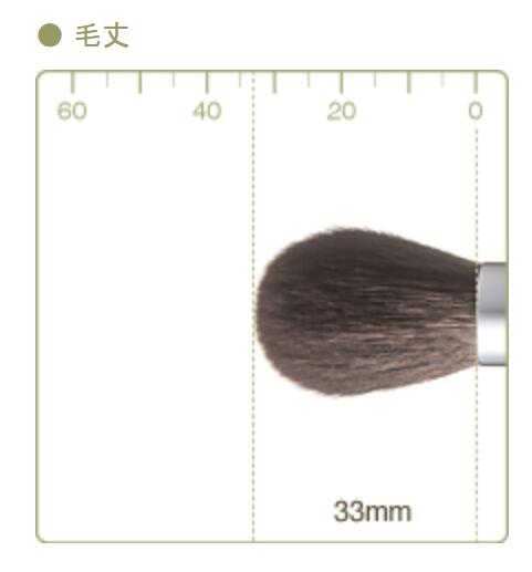 CHIKUHODO RC2/RRC2 Cheek brush Gray squirrel Regular Series