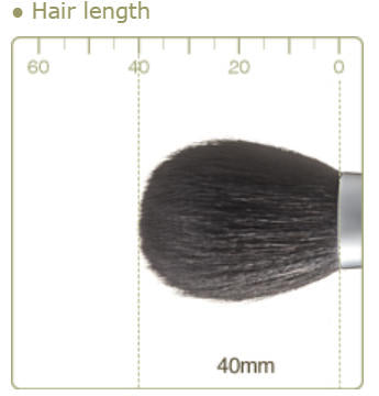 CHIKUHODO R-C3/RRC-3 Cheek Brush Flat-round Sokouhou goat hair