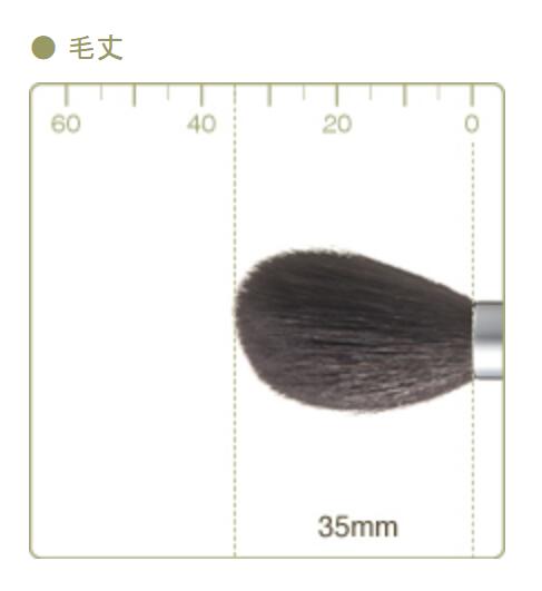 CHIKUHODO R-H1/RRH-1 Highlight brush angle Sokoho goat Regular Series