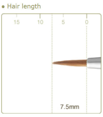 CHIKUHODO R-SL3/RR-SL3 Eyeliner Brush weasel