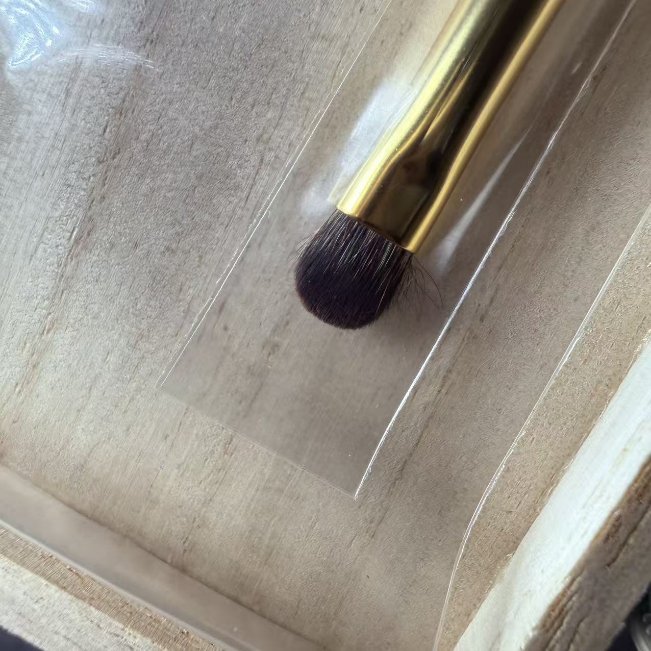 HAKUHODO S144 Eyeshadow Brush Round Flat S tama