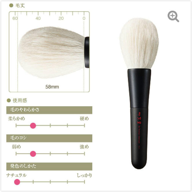 CHIKUHODO T-1 Powder brush,saikoho,T series